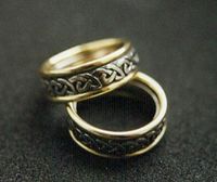 Ring keltisches Schleifenmuster